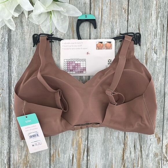 Womens Wirefree Bonded Lounge Bra With Convertible Straps Size S - Picture 2 of 5